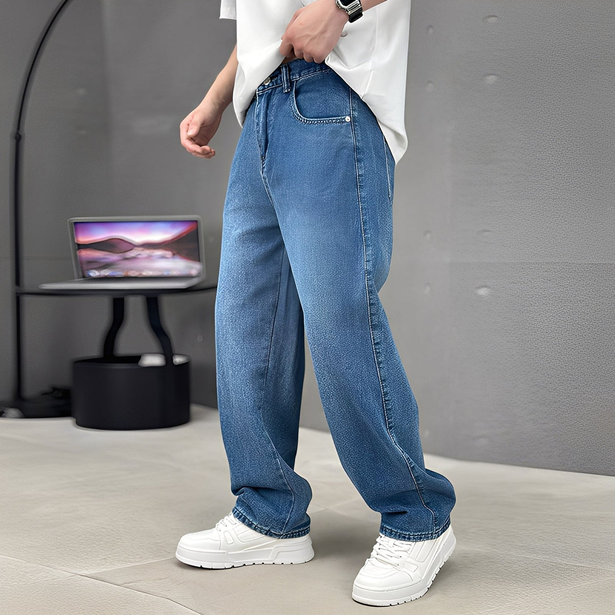 Wendell - Trendy kalhoty s širokými nohavicemi