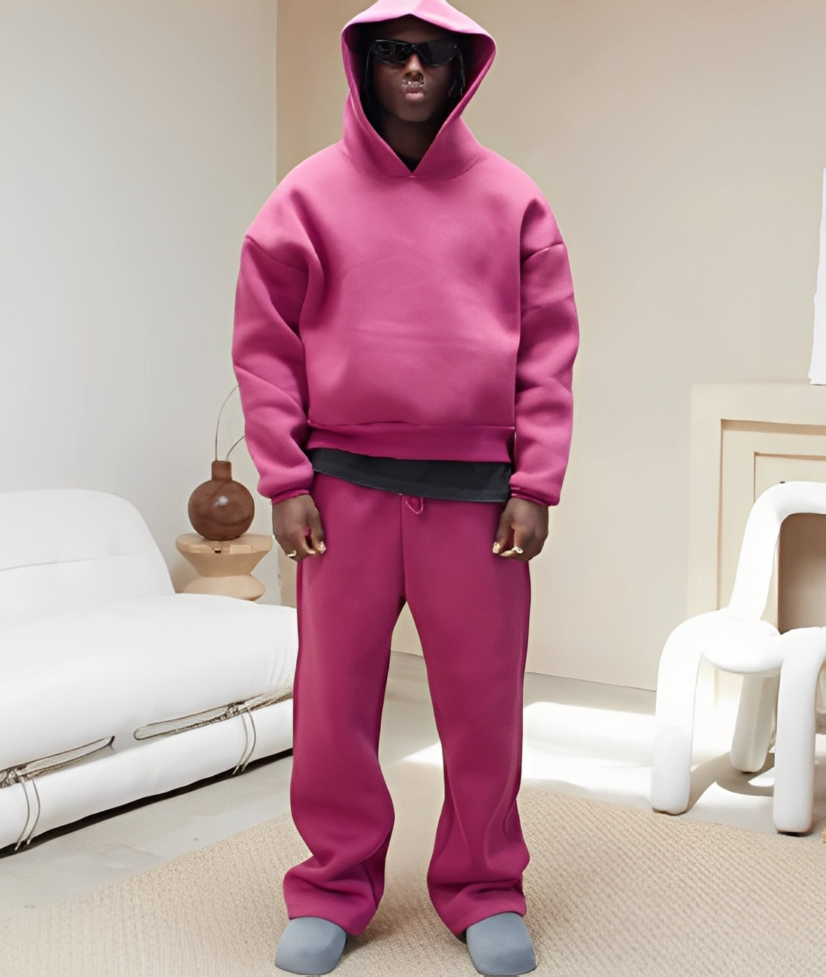 Marco - Ležérní oversize-hoodie-set pro muže