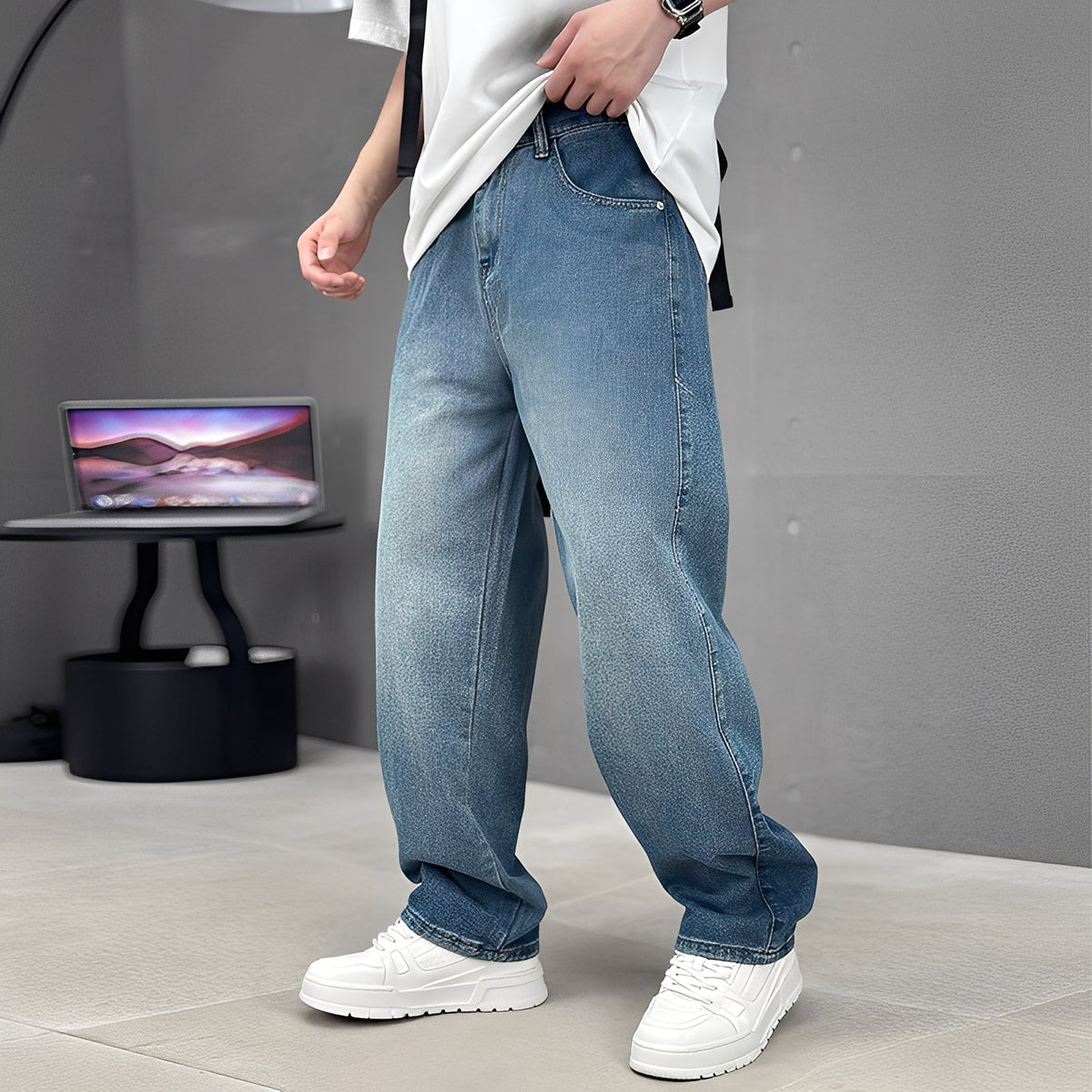 Wendell - Trendy kalhoty s širokými nohavicemi