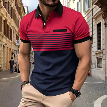 Thomas - Stylové, úzce střižené polotriko pro muže