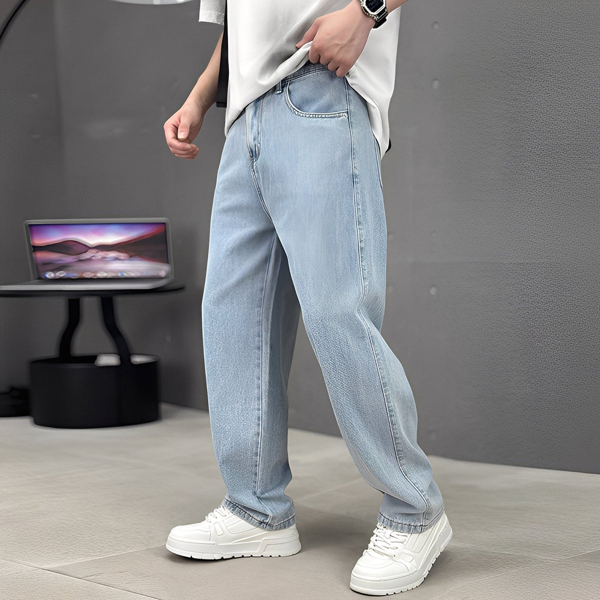 Wendell - Trendy kalhoty s širokými nohavicemi