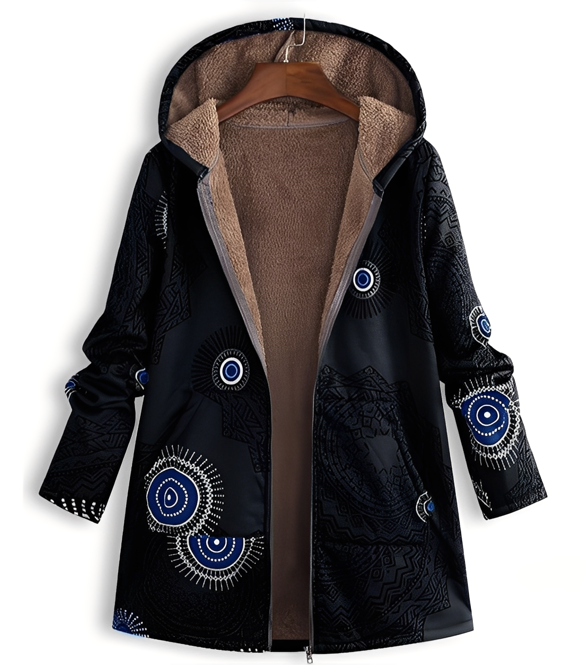 Jaslene - Klasická, tlustá, teplá parka bunda pro ženy