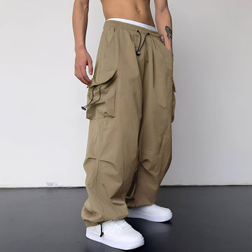 Kaleb - Trendy baggy cargo kalhoty pro muže