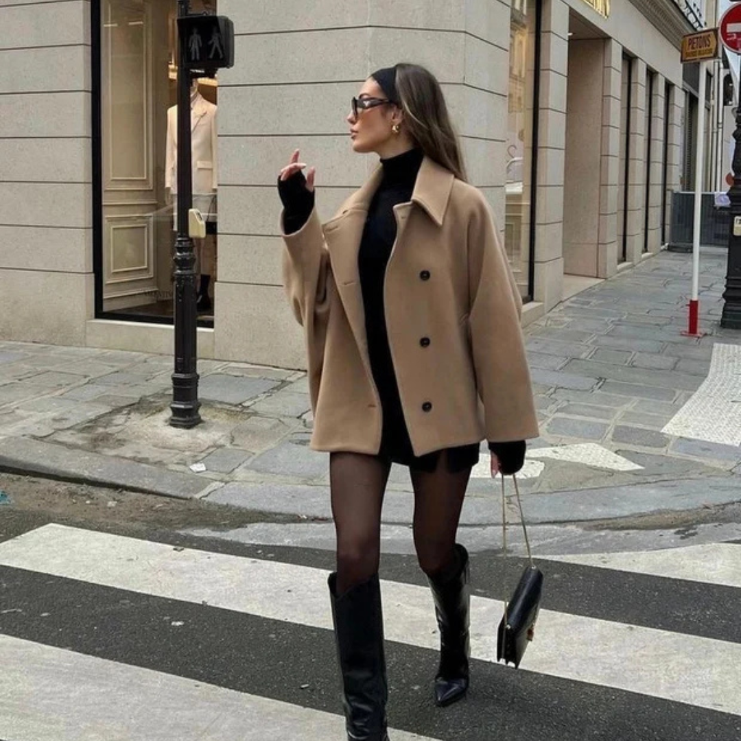 Elena - Elegantní oversize kabát