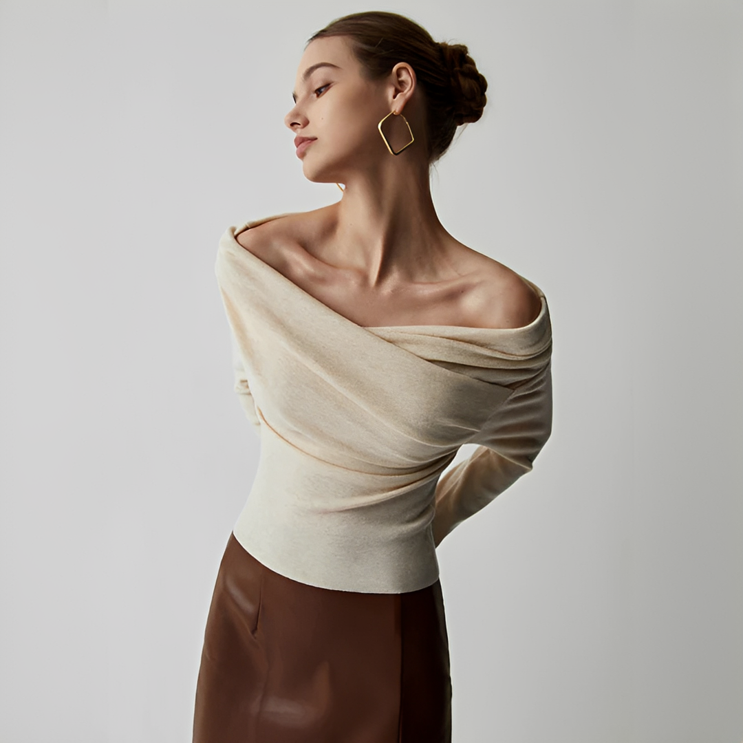 Venise - Elegantní top s odhalenými rameny