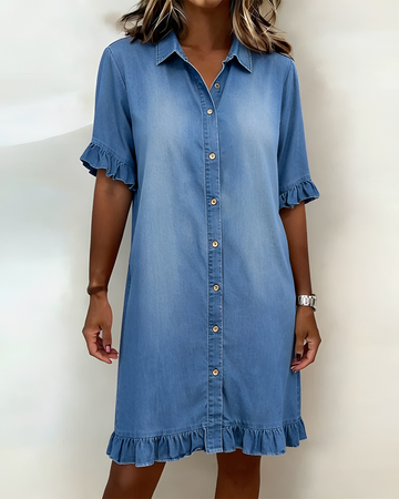 Priscilla - Elegantní šaty na knoflíky