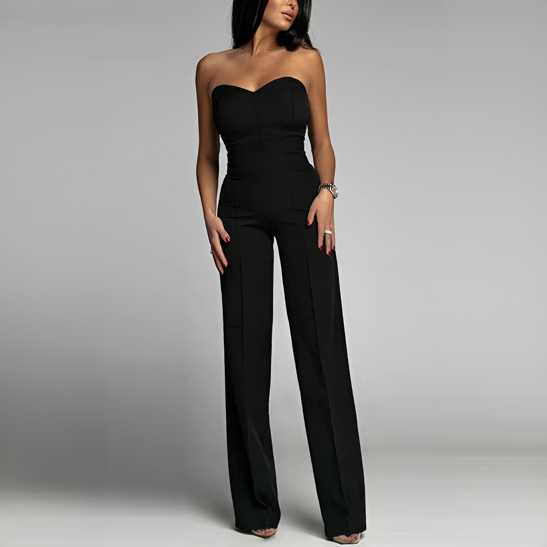 Meriam - Elegantní kombinéza bez ramínek pro ženy