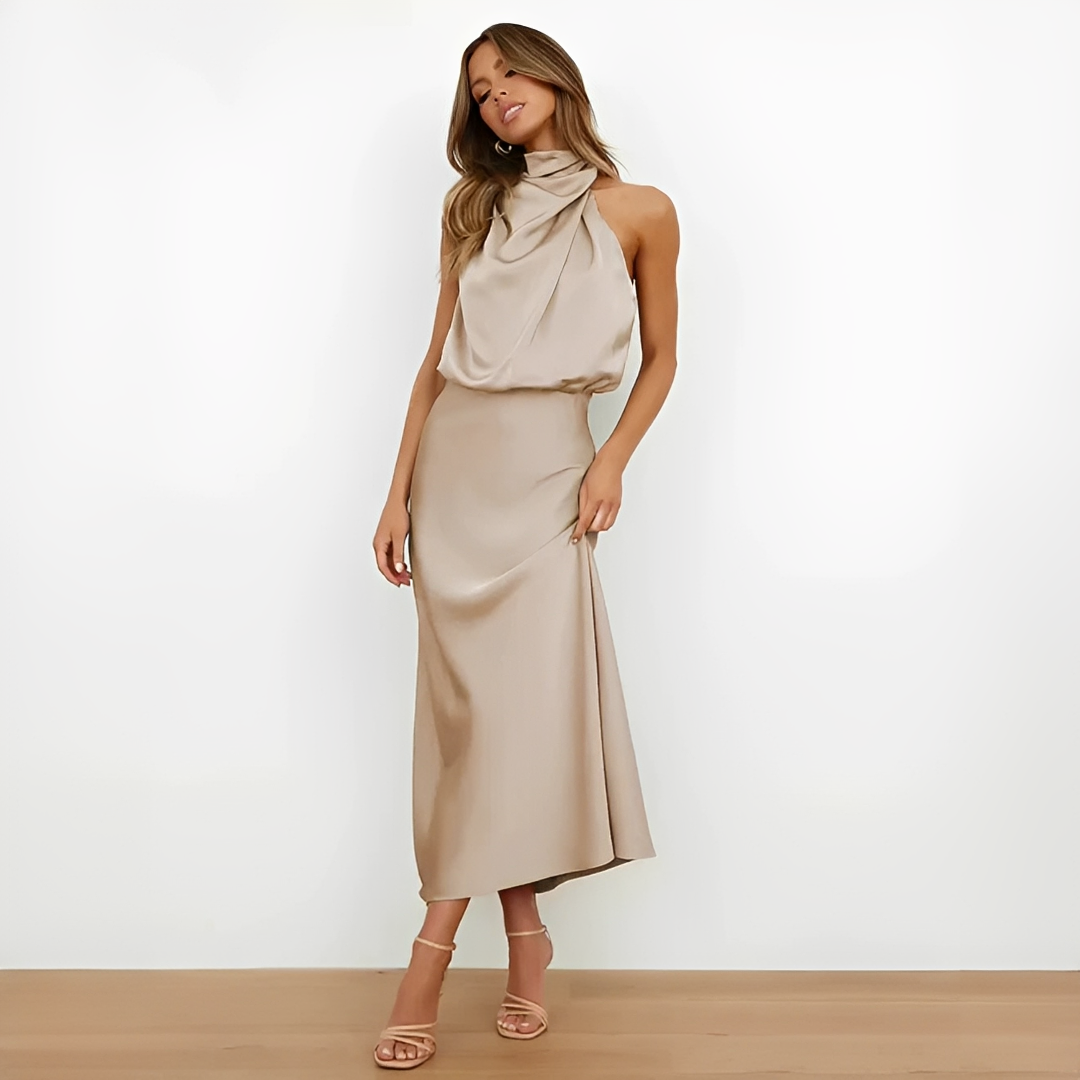 Malaika - Elegantní midi šaty