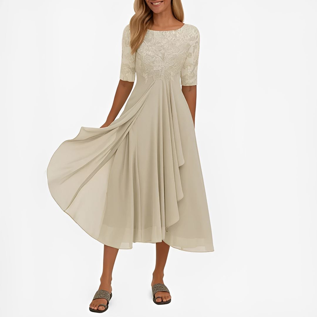 Florencie - Elegantní midi šaty