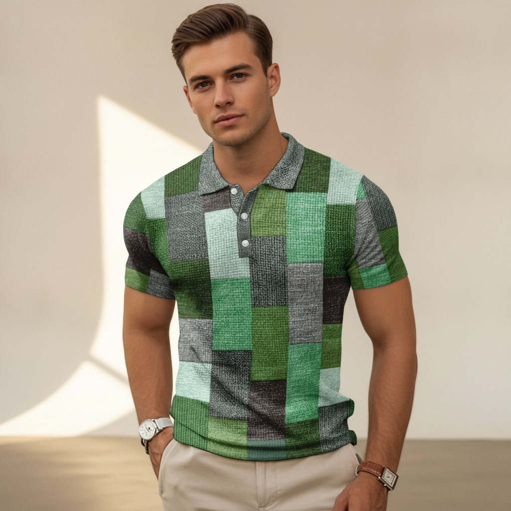 Alfie - Stylová slim-fit polokošile
