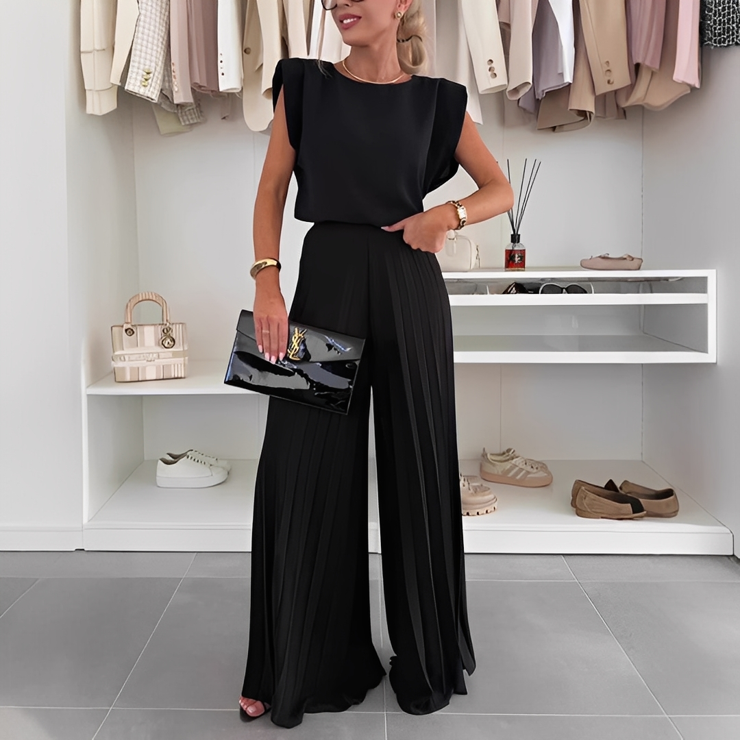 Adèlese - Elegantní top a kalhoty pro ženy souprava