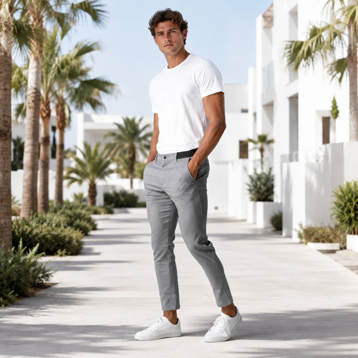 Benyamin - Ležérní Kalhoty Slim-Fit