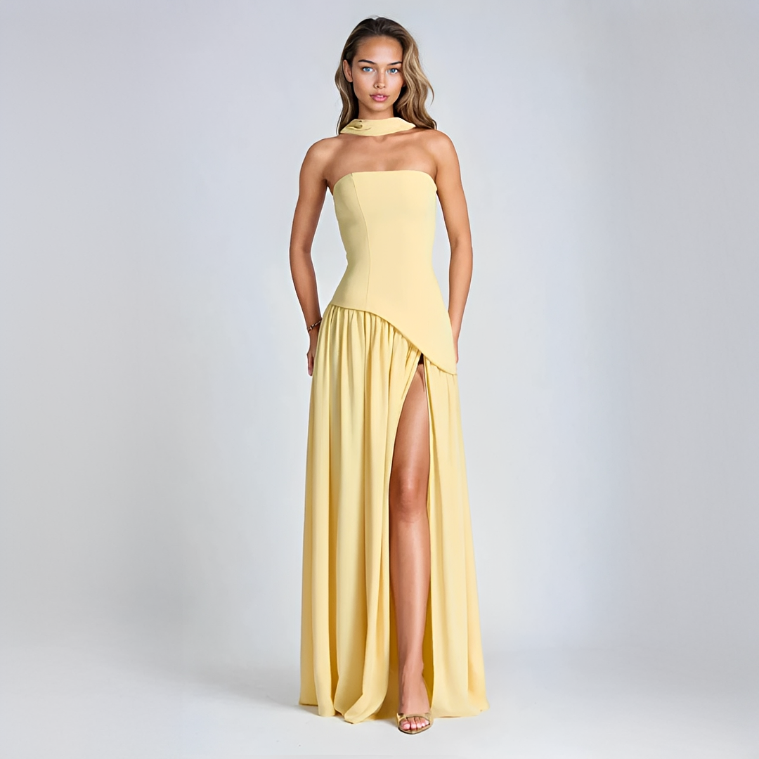 Zadie - Elegantní šaty s tubovým topem