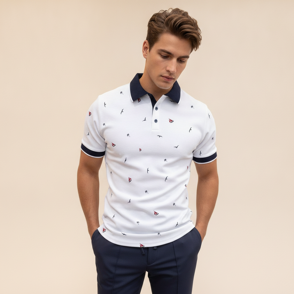 Bedario - Trendy ležérní polokošile