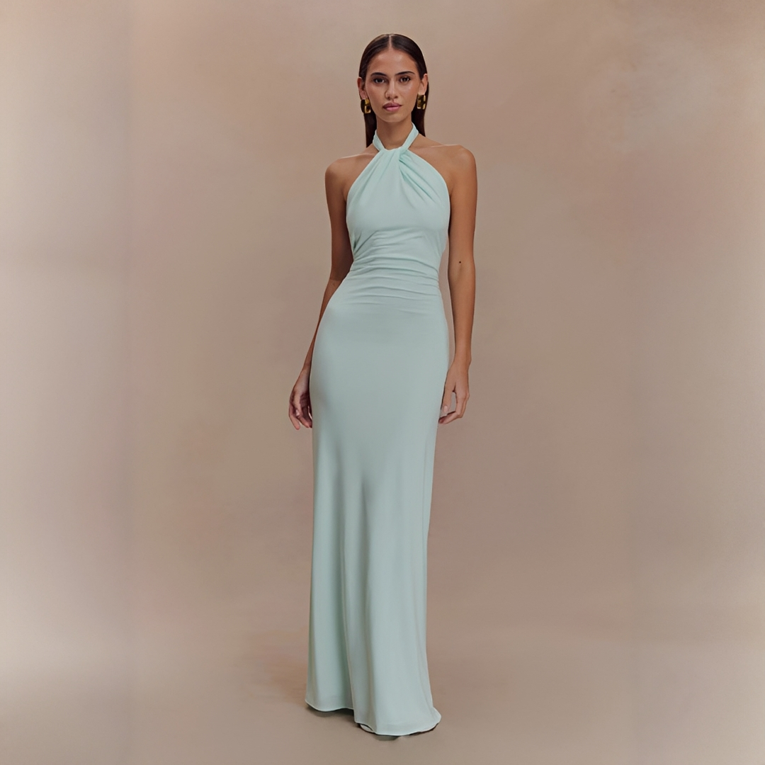 Mabel - Elegantní maxi šaty bez zad