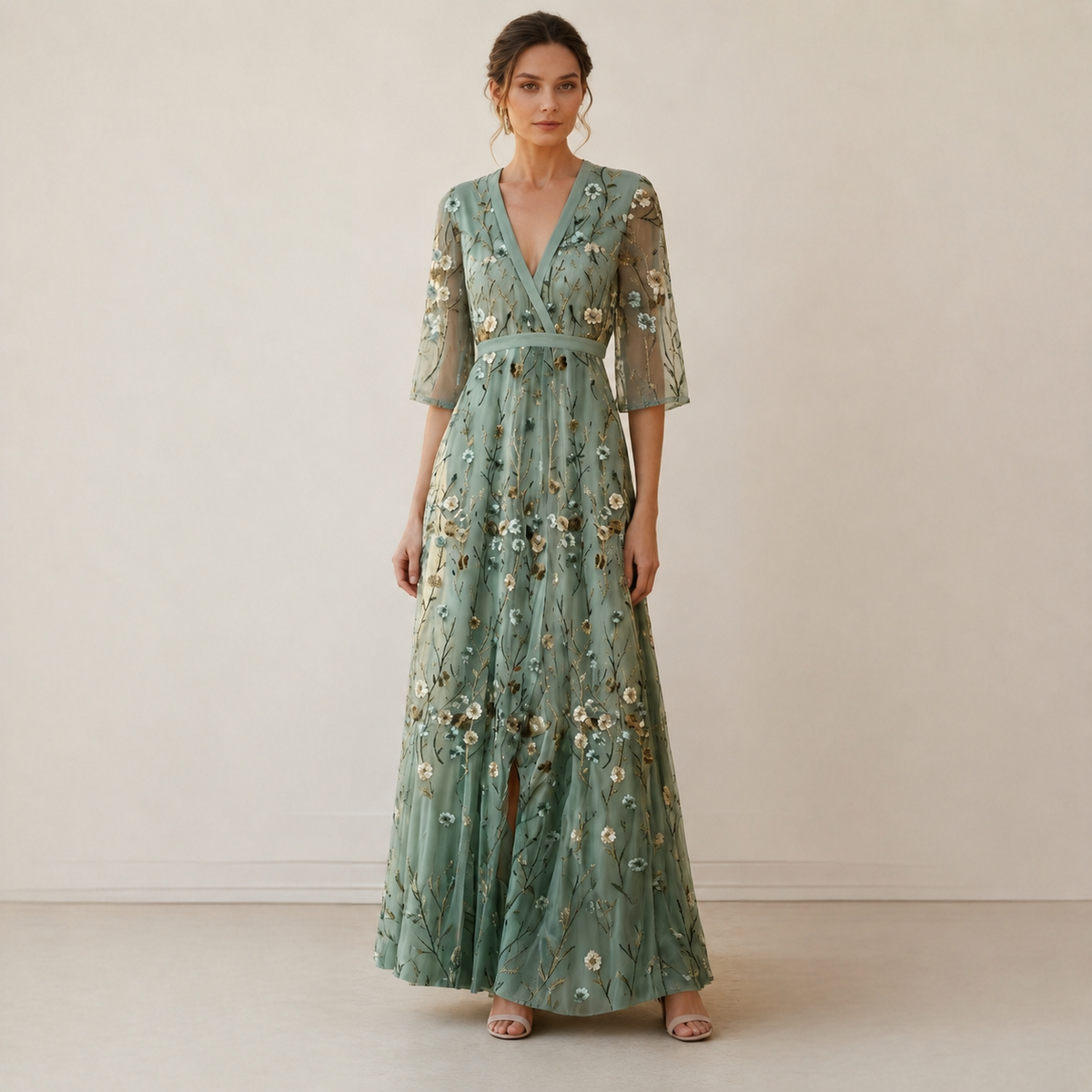 Florence - Elegantní a splývavé maxi šaty