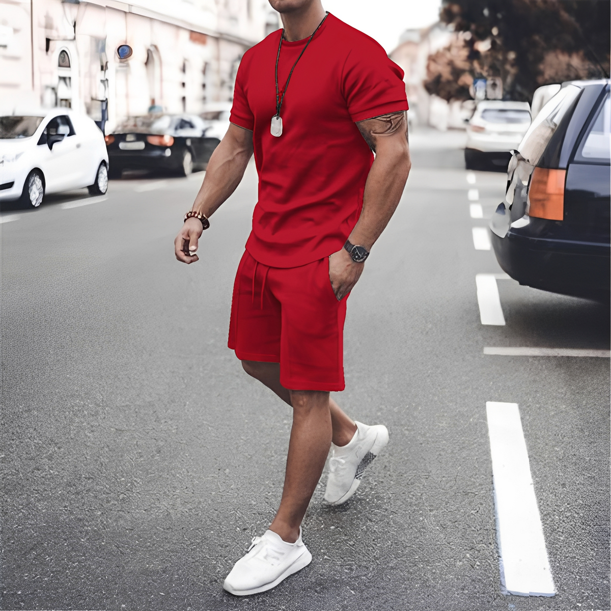 Stevie - Dvoudílná Souprava Muži - pro Ležérní Volnočasové Nošení