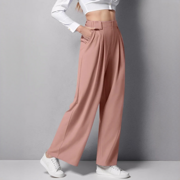 Montana - Elegantní kalhoty se širokými nohavicemi