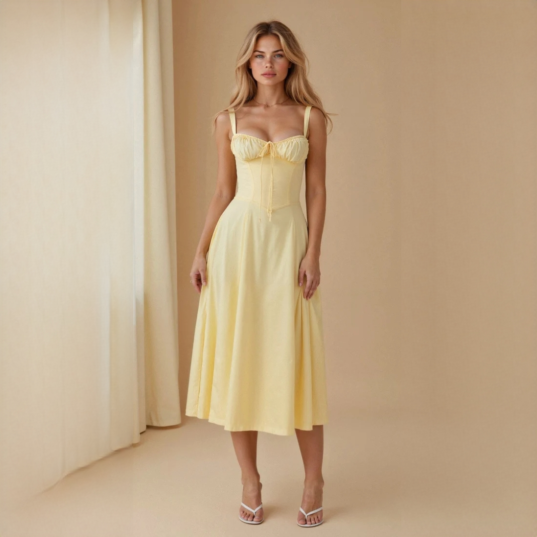 Liana - Elegantní midi šaty