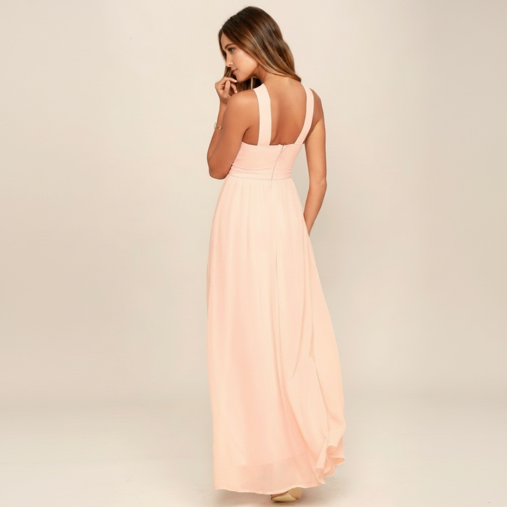 Suzanne - Stylové maxi šaty s křížovým výstřihem