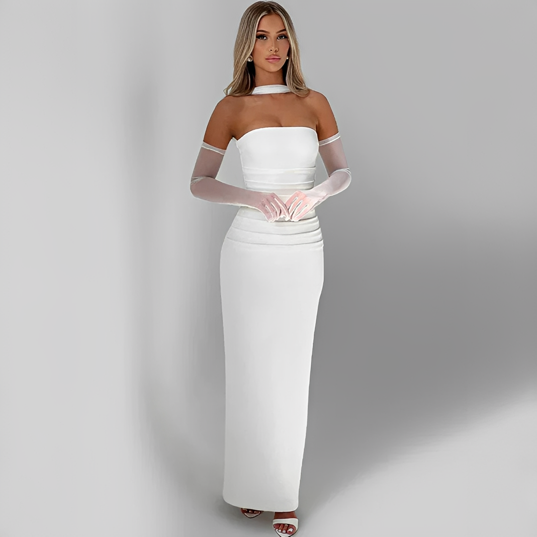 Carmila - Elegantní úzké šaty s tubovým topem