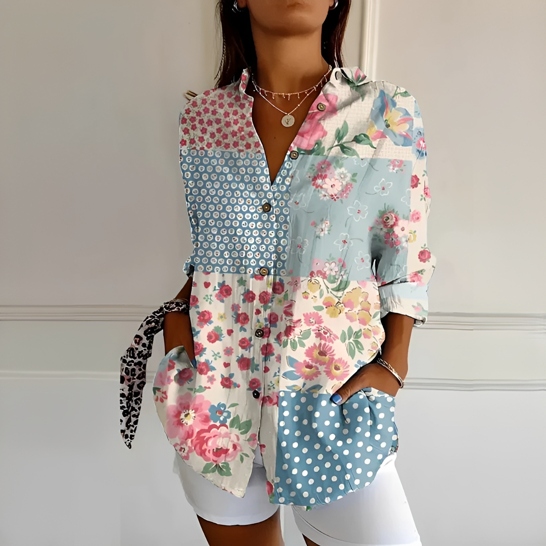Eleanor - Elegantní halenka na knoflíky