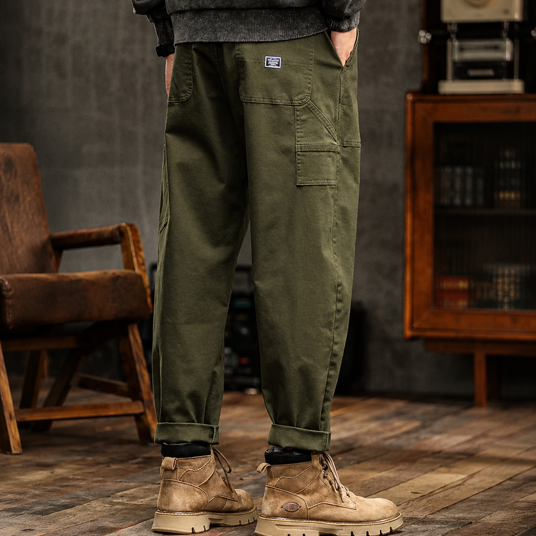 Clyde - Vintage styl volných kalhot