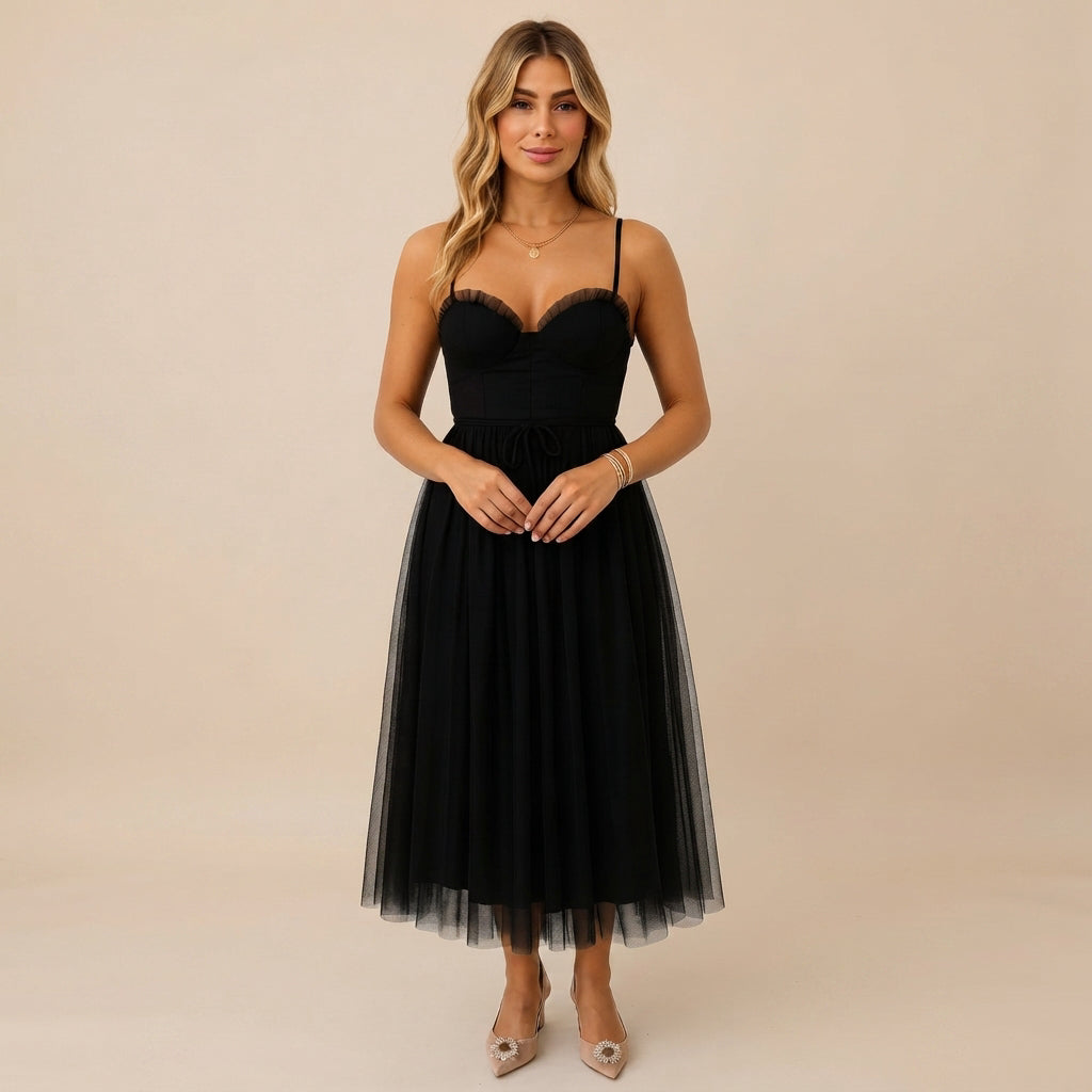 Cynthia - Elegantní a šik midi šaty