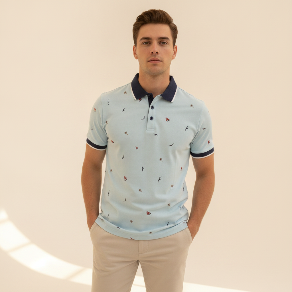 Bedario - Trendy ležérní polokošile