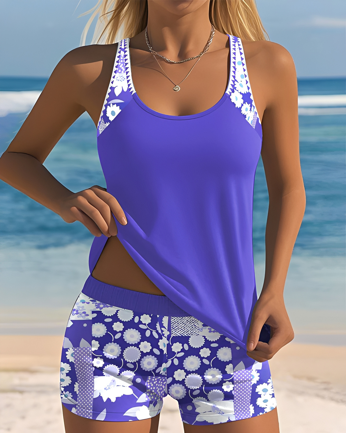 Jasmeen - Trendy tankini set