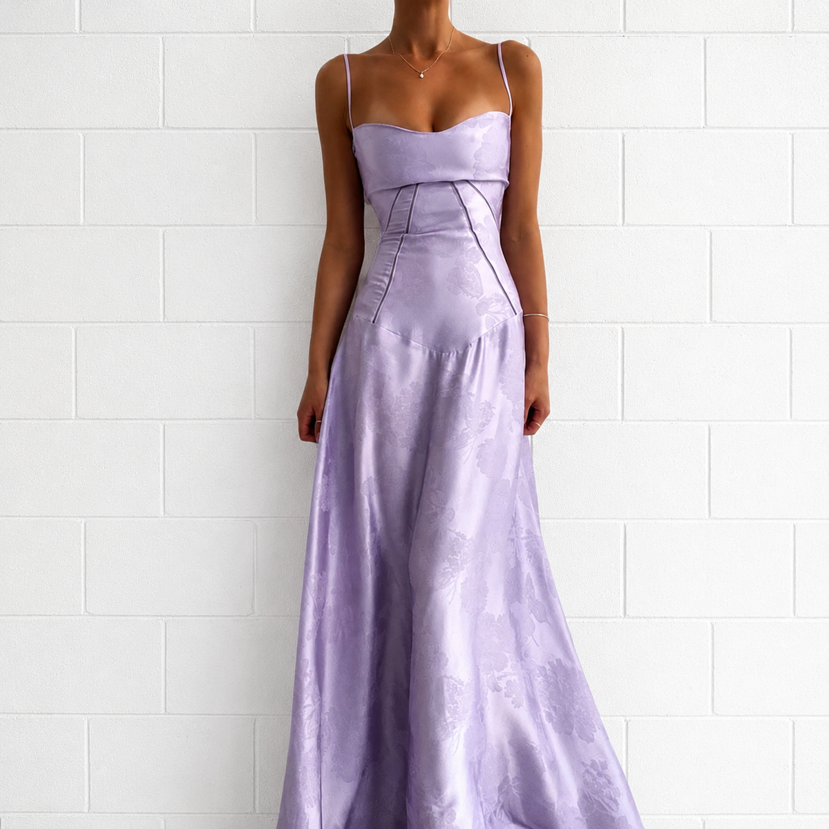 Sandra - Elegantní maxi šaty s úzkým střihem