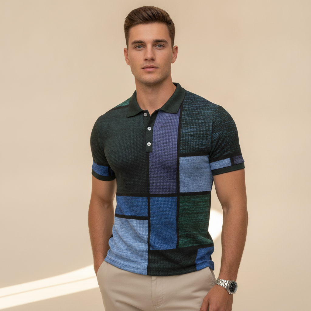 Alfie - Stylová slim-fit polokošile