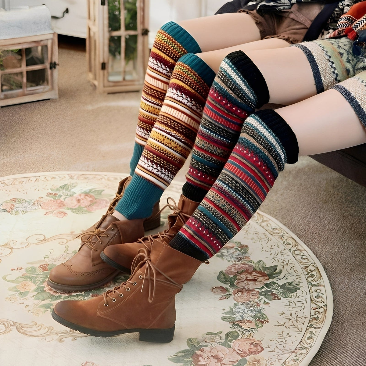 Suzanna - Stylové a teplé ponožky
