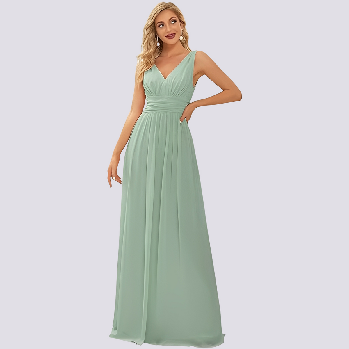 Maddie - Elegantní, bezrukávové večerní šaty pro dámy
