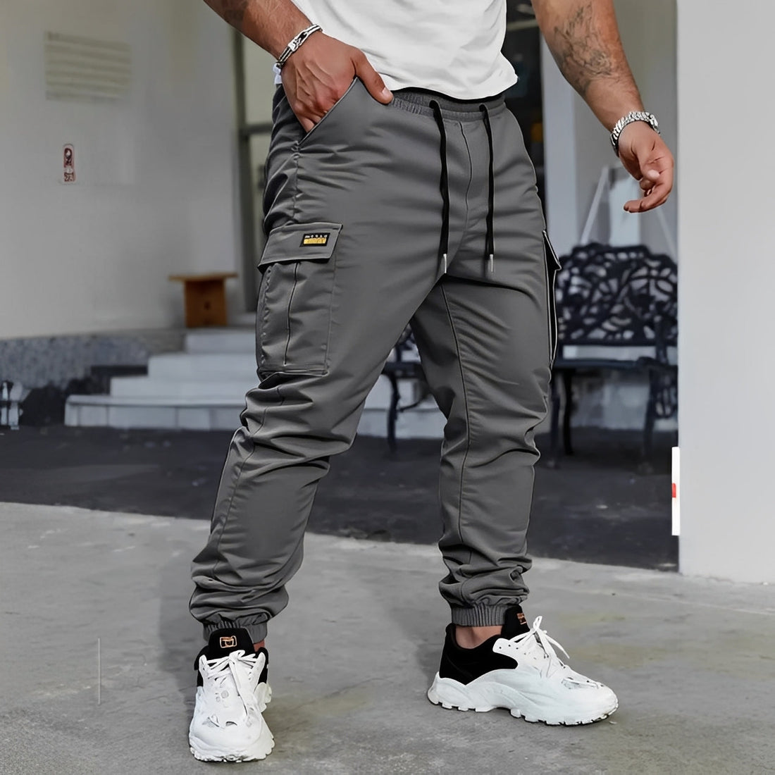 Milton - Ležérní jogger kalhoty