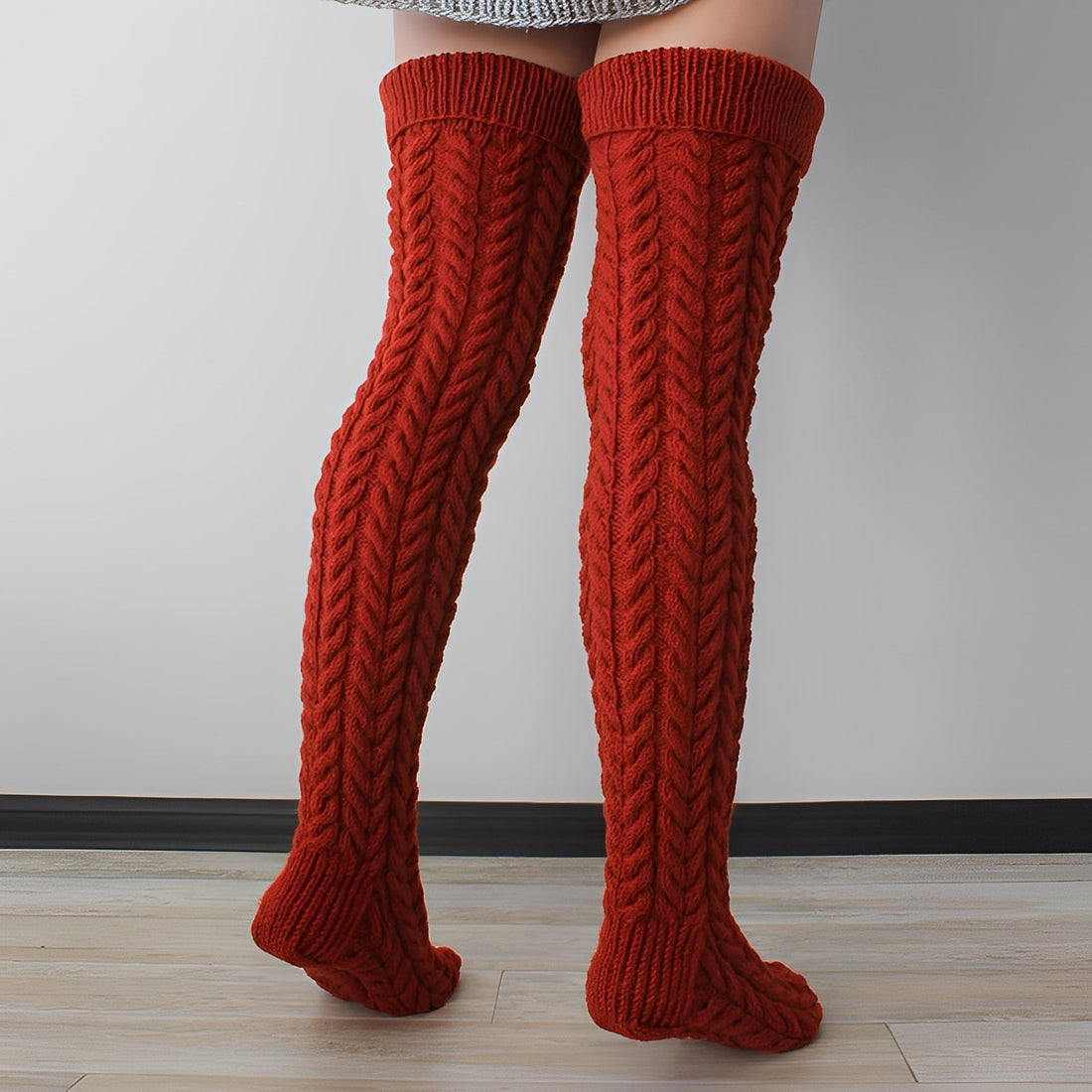 Angelle - Stylové Overknee Ponožky pro Dámy