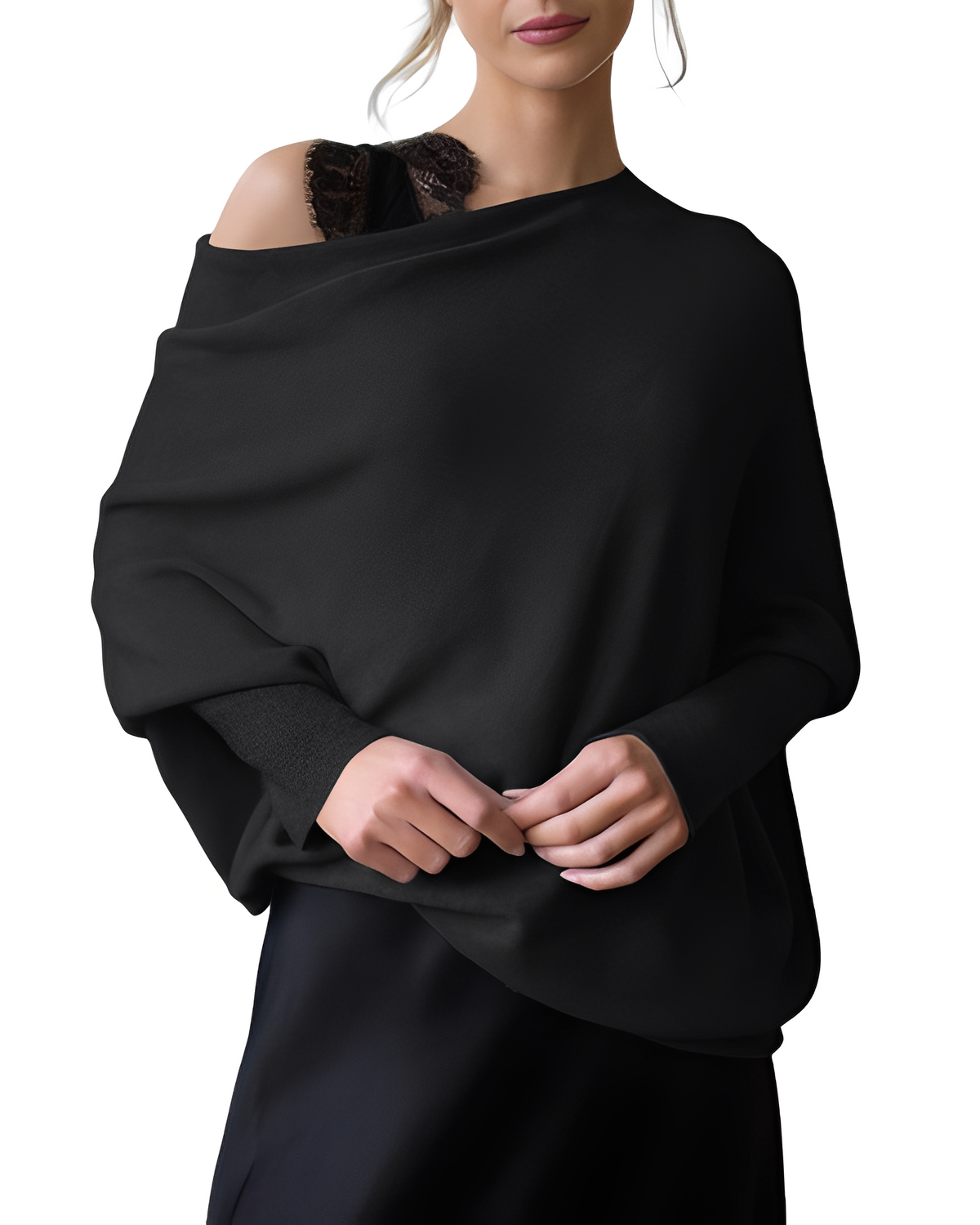 Gabrielle - Módní Off-Shoulder svetr pro ženy