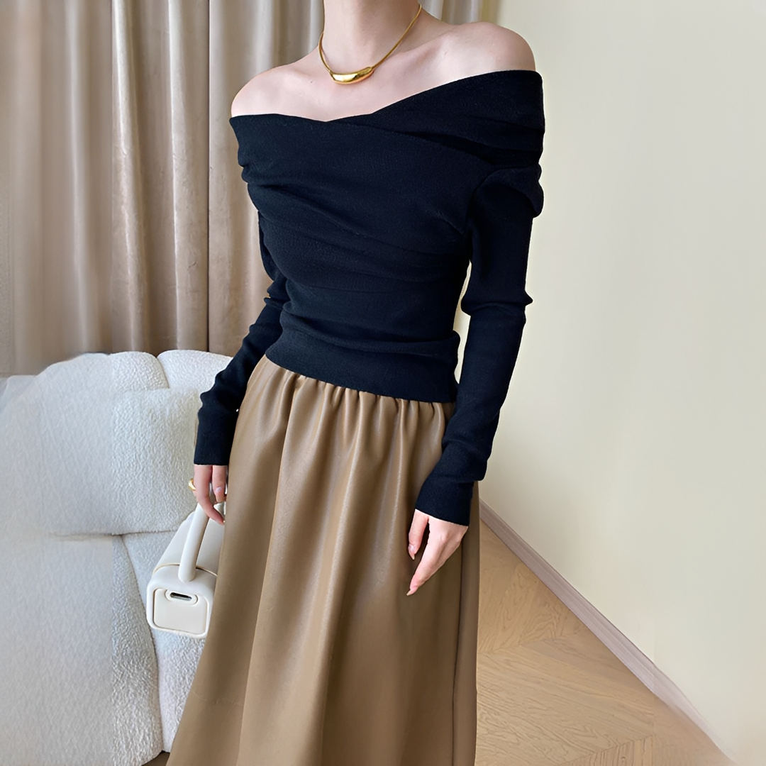 Venise - Elegantní top s odhalenými rameny