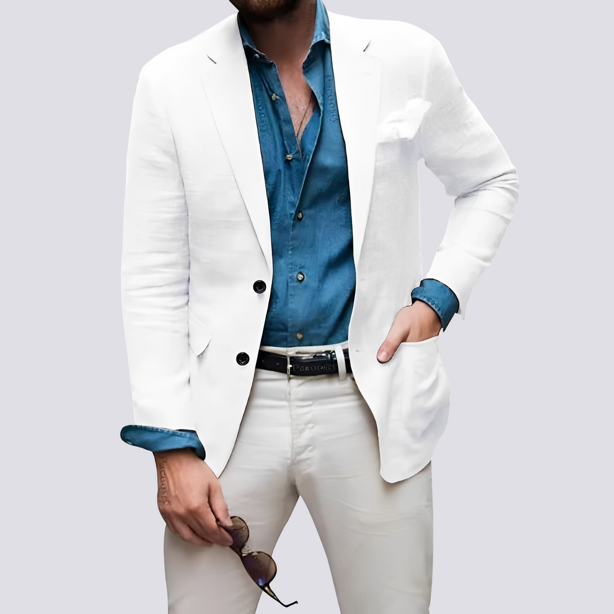 Glenn - Elegantní pánské sako s knoflíky