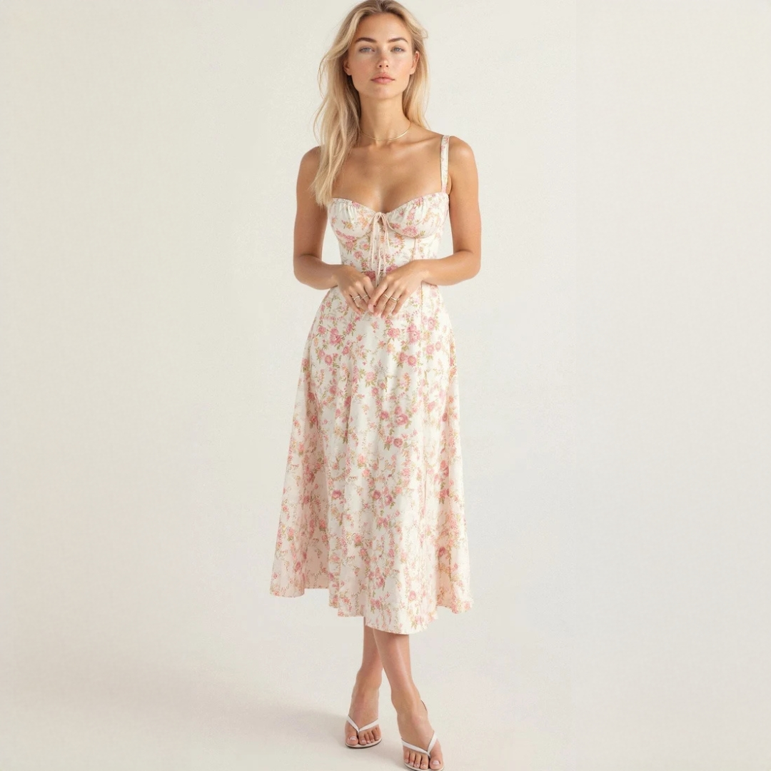 Liana - Elegantní midi šaty