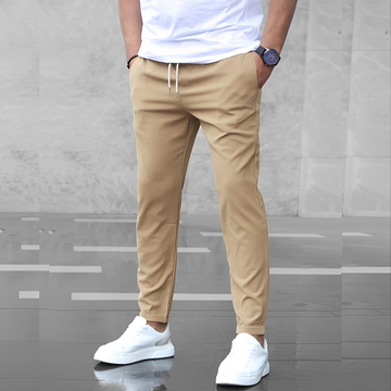 Aljure - Ležérní slim-fit kalhoty pro muže
