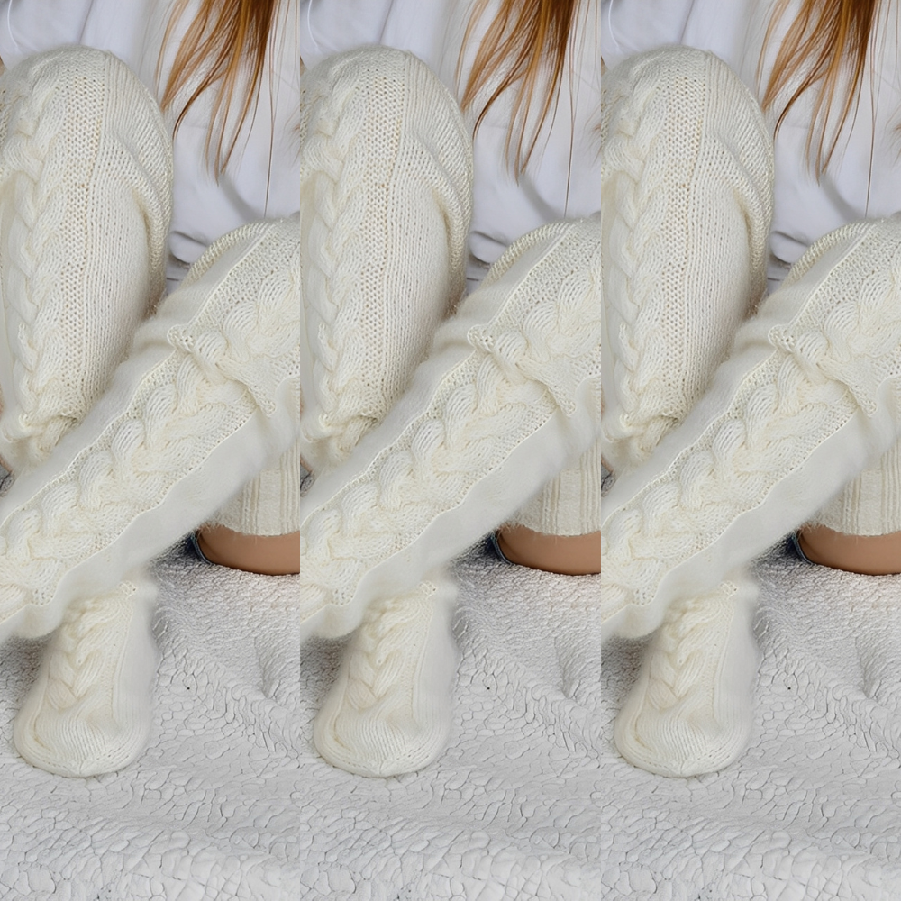 Hailee – Teplé overknee ponožky pro dámy