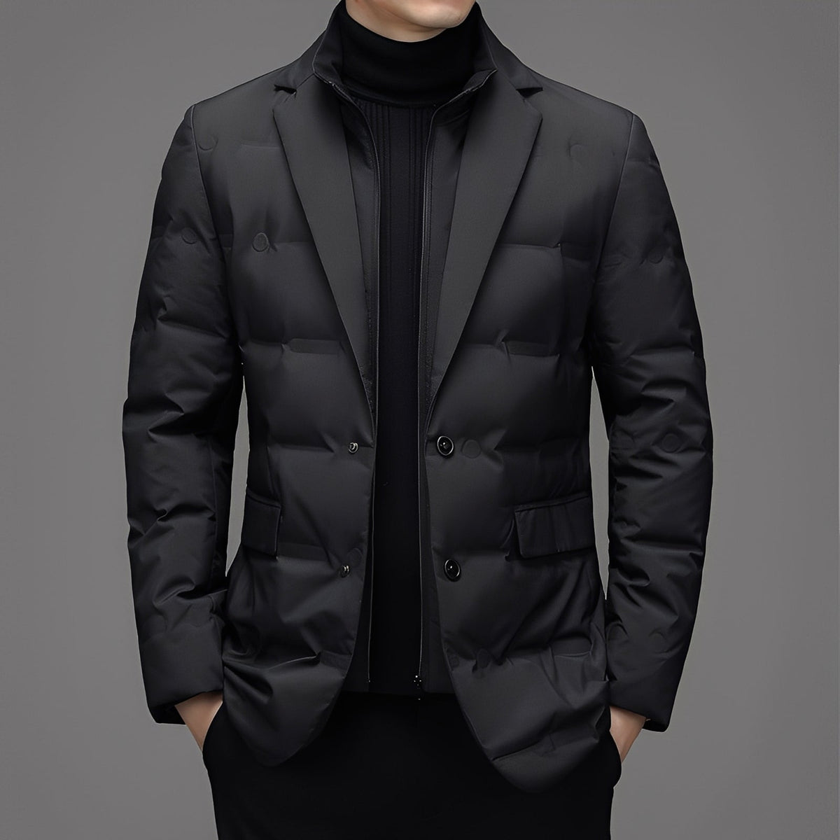 Darren - Neformální, elegantní pérová bunda pro muže