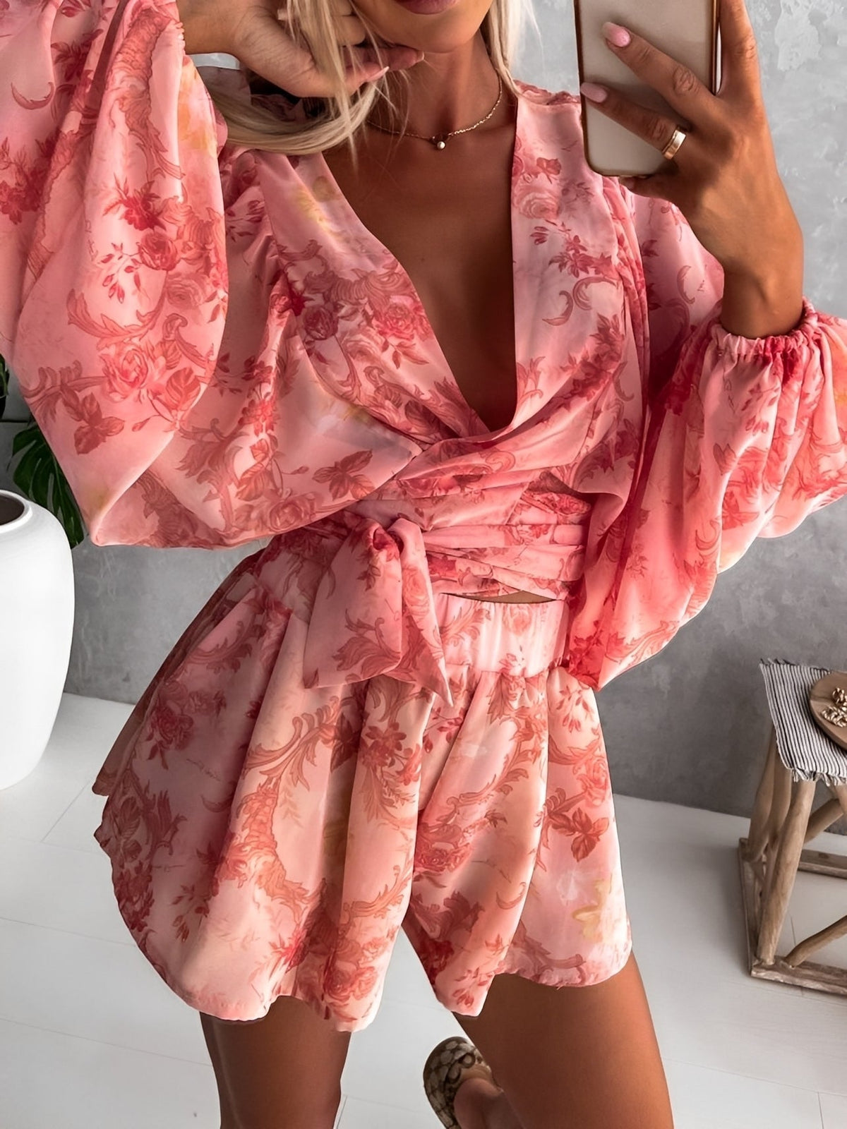 Marianne - Stylové dlouhé rukávy kombinézy