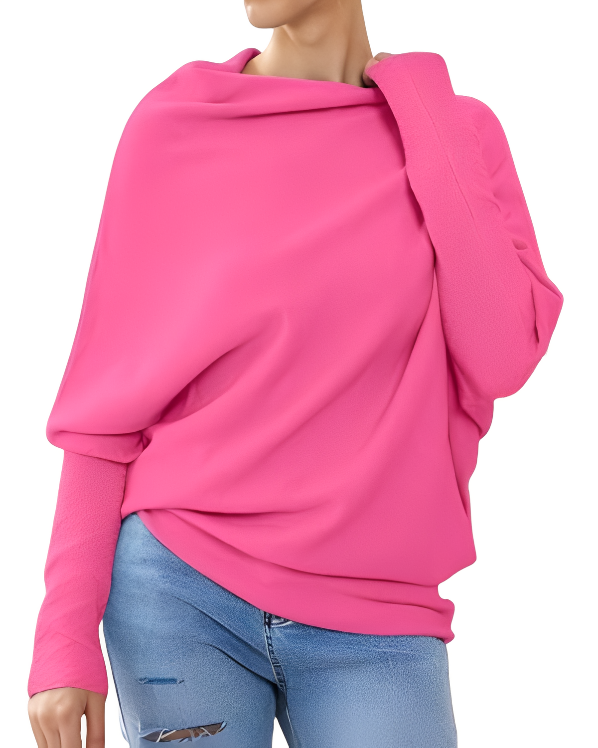 Gabrielle - Módní Off-Shoulder svetr pro ženy