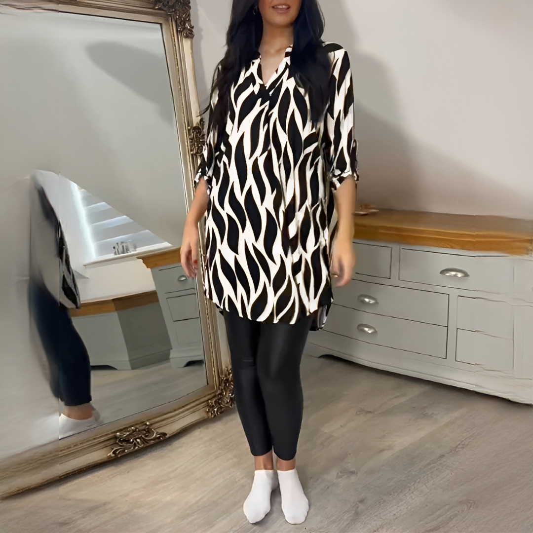 Desiree - Stylová halenka s výstřihem do V