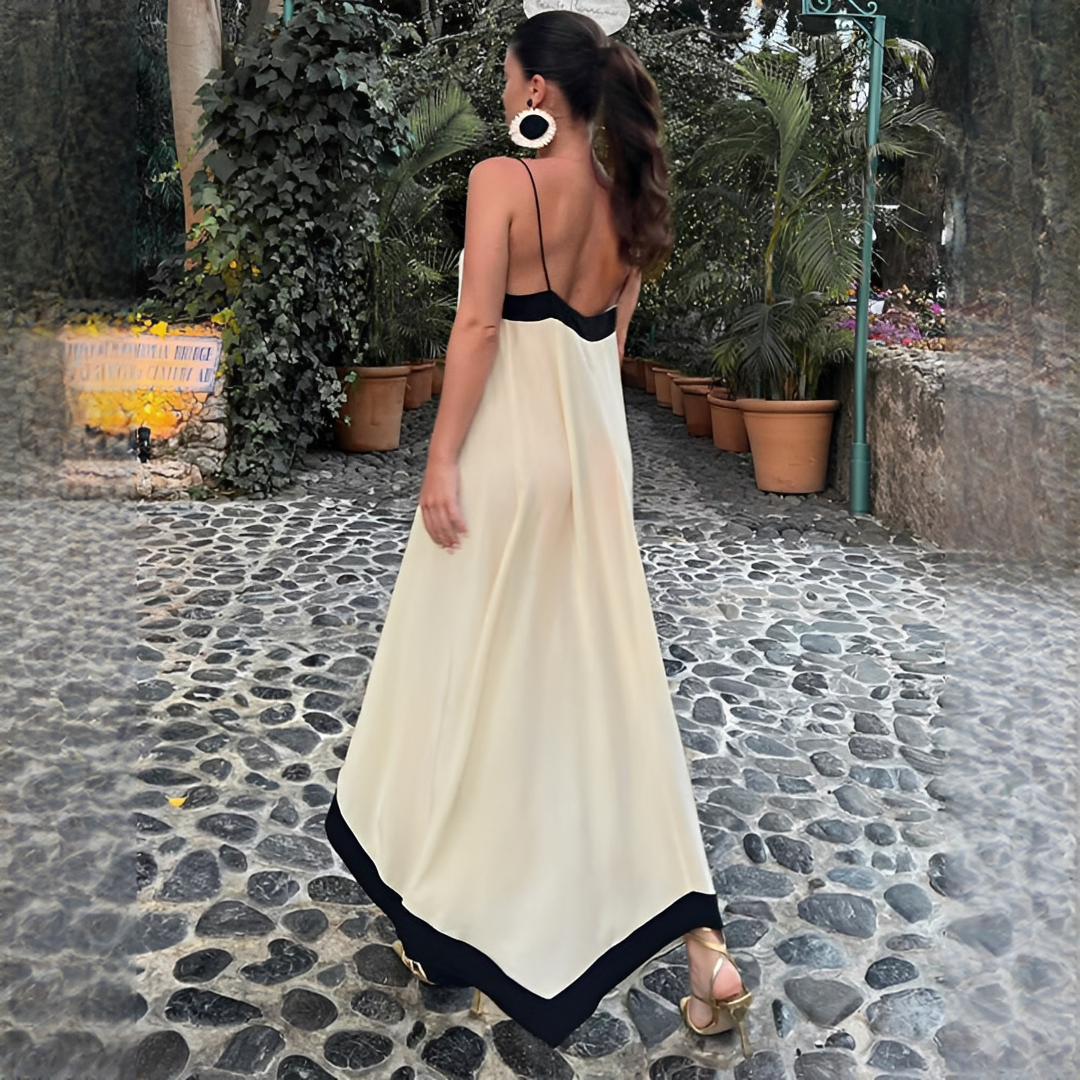 Cecelia - Estetické dlouhé šaty