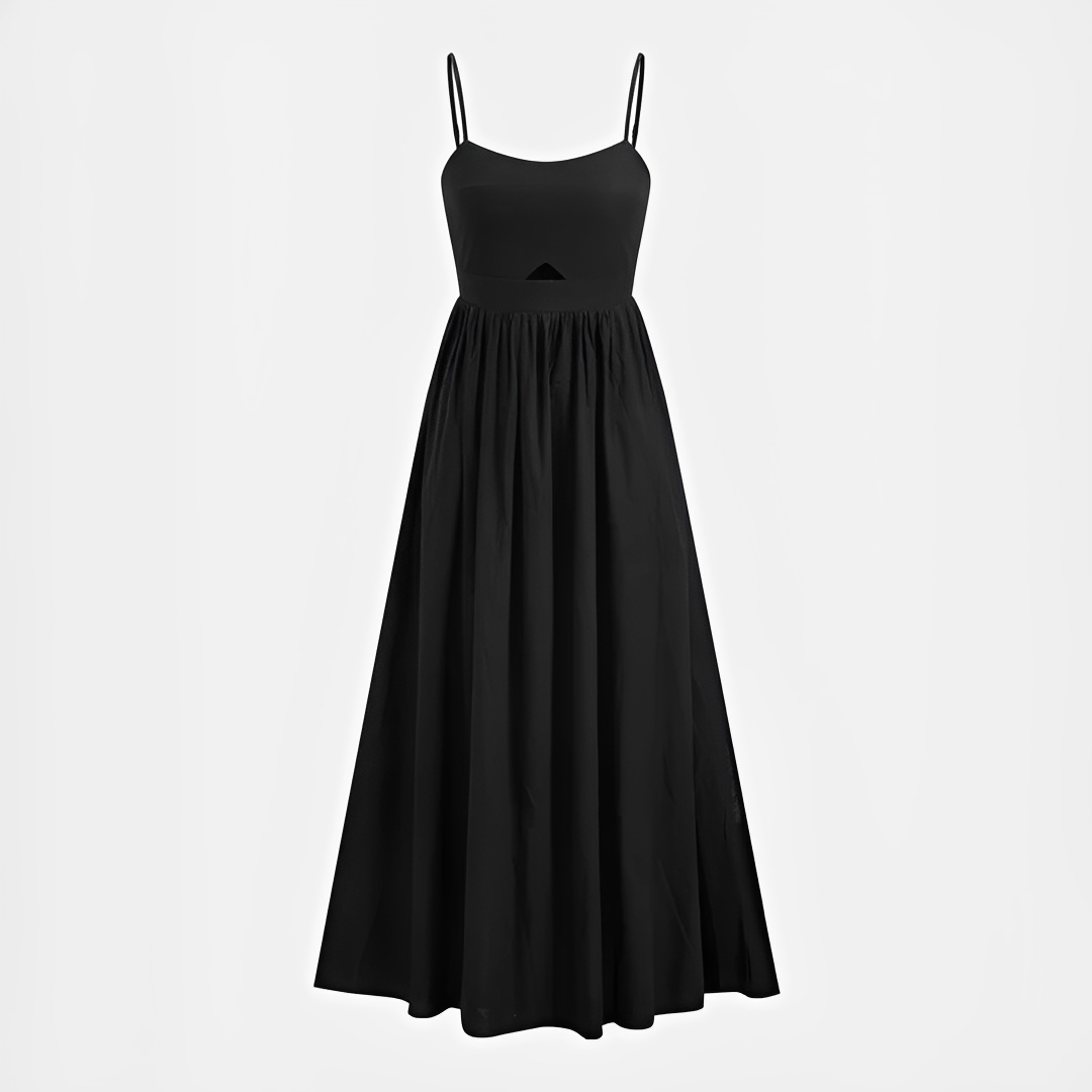 Meadel - Chic bezramínkový dlouhý dress