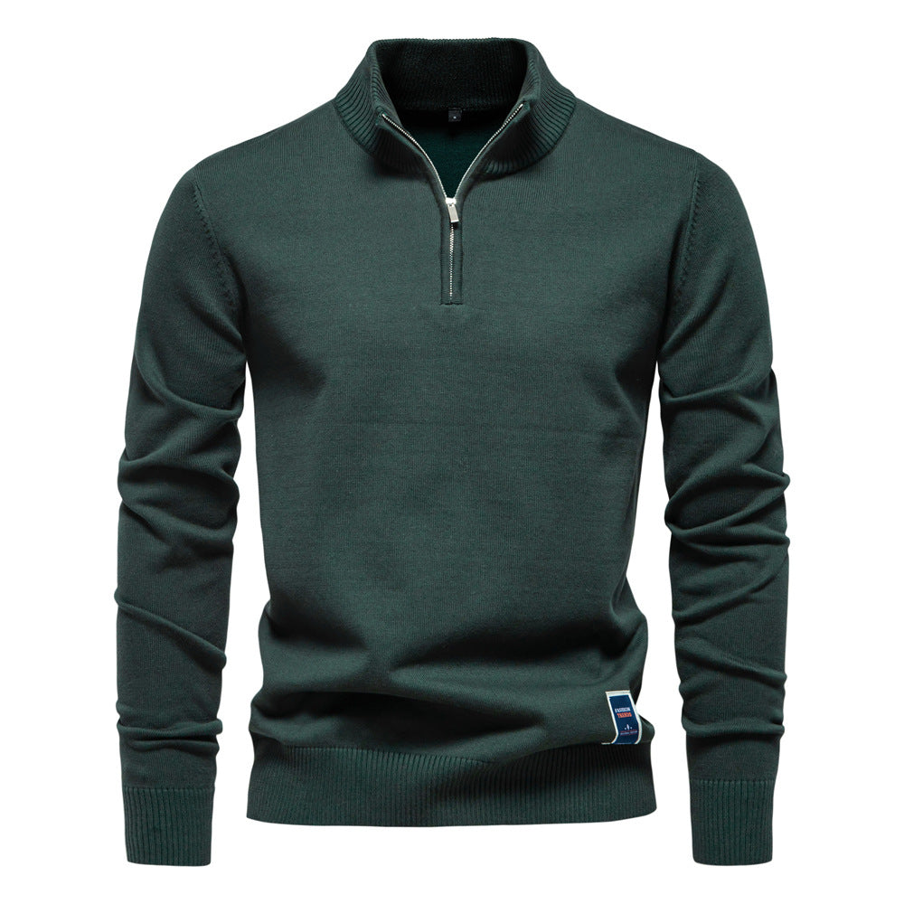 Caelum - Caual Slim-Fit pletený svetr pro muže
