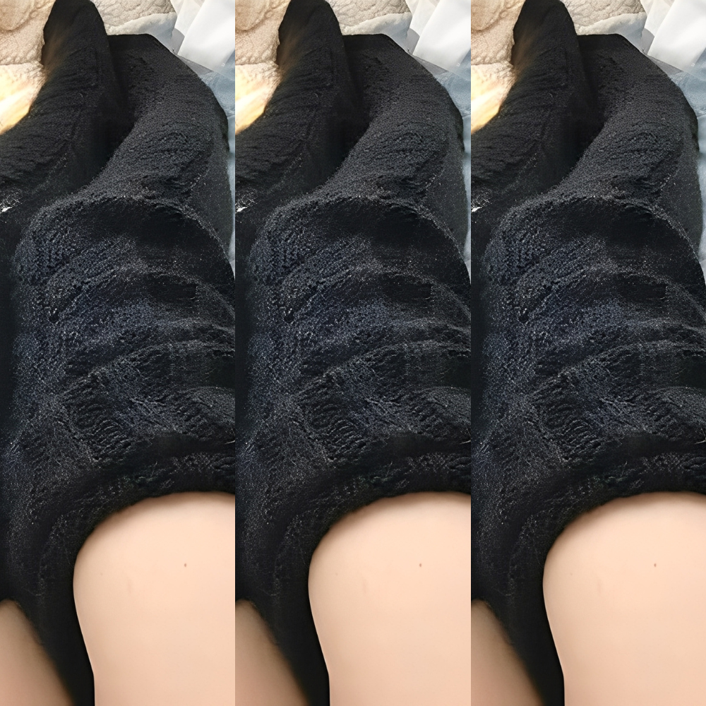 Hailee – Teplé overknee ponožky pro dámy
